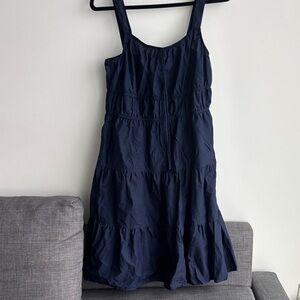 Navy Tiered Summer Sundress